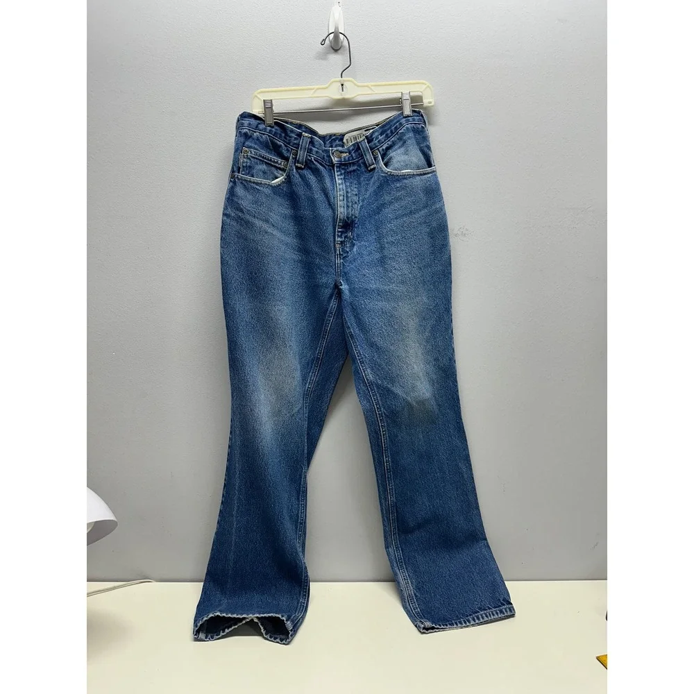 Carhartt Relaxed Fit Jeans Mens 32x32 Blue Denim Workwear Pants 381-83